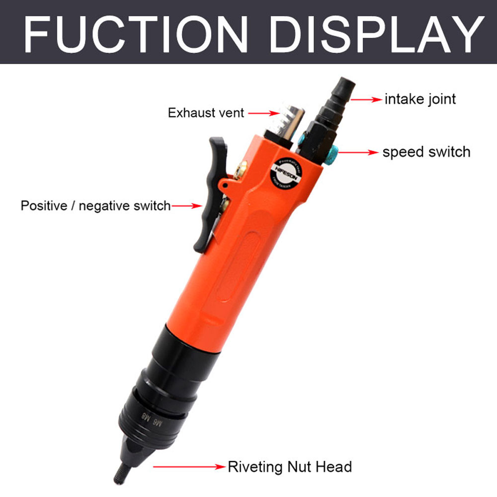 HIFESON Pneumatic Air Rivet Nu - огляд і ціна Rivet Gun Air