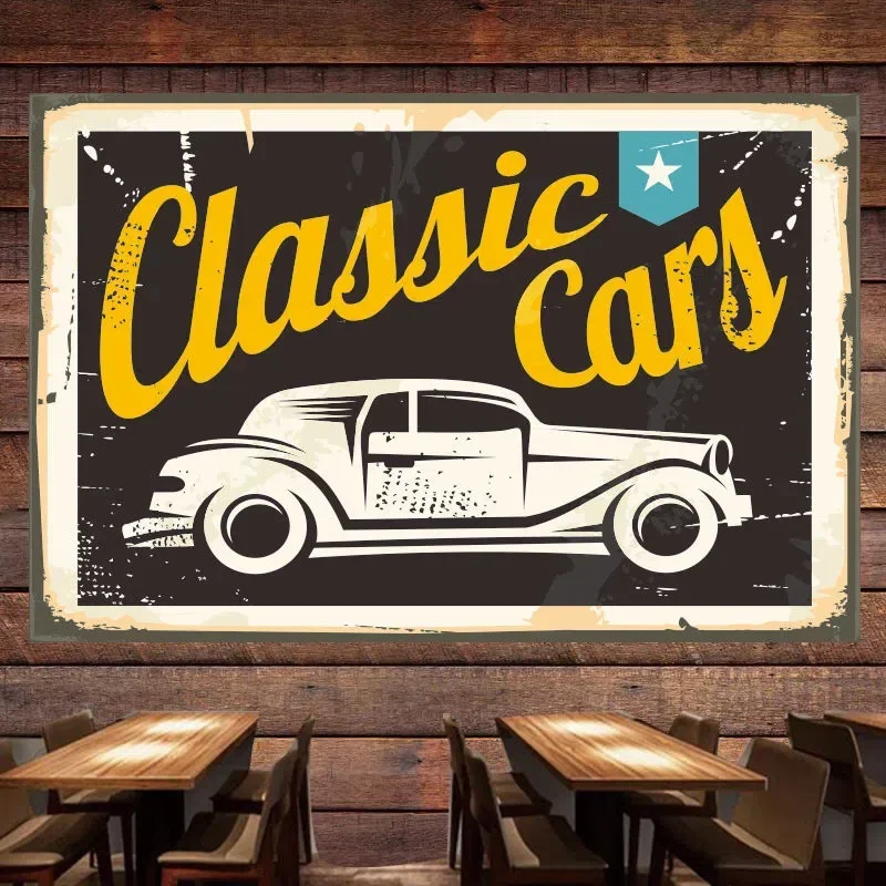 Classic Car Vintage Poster  Fl - огляд і ціна Auto Repair Shop For Sale